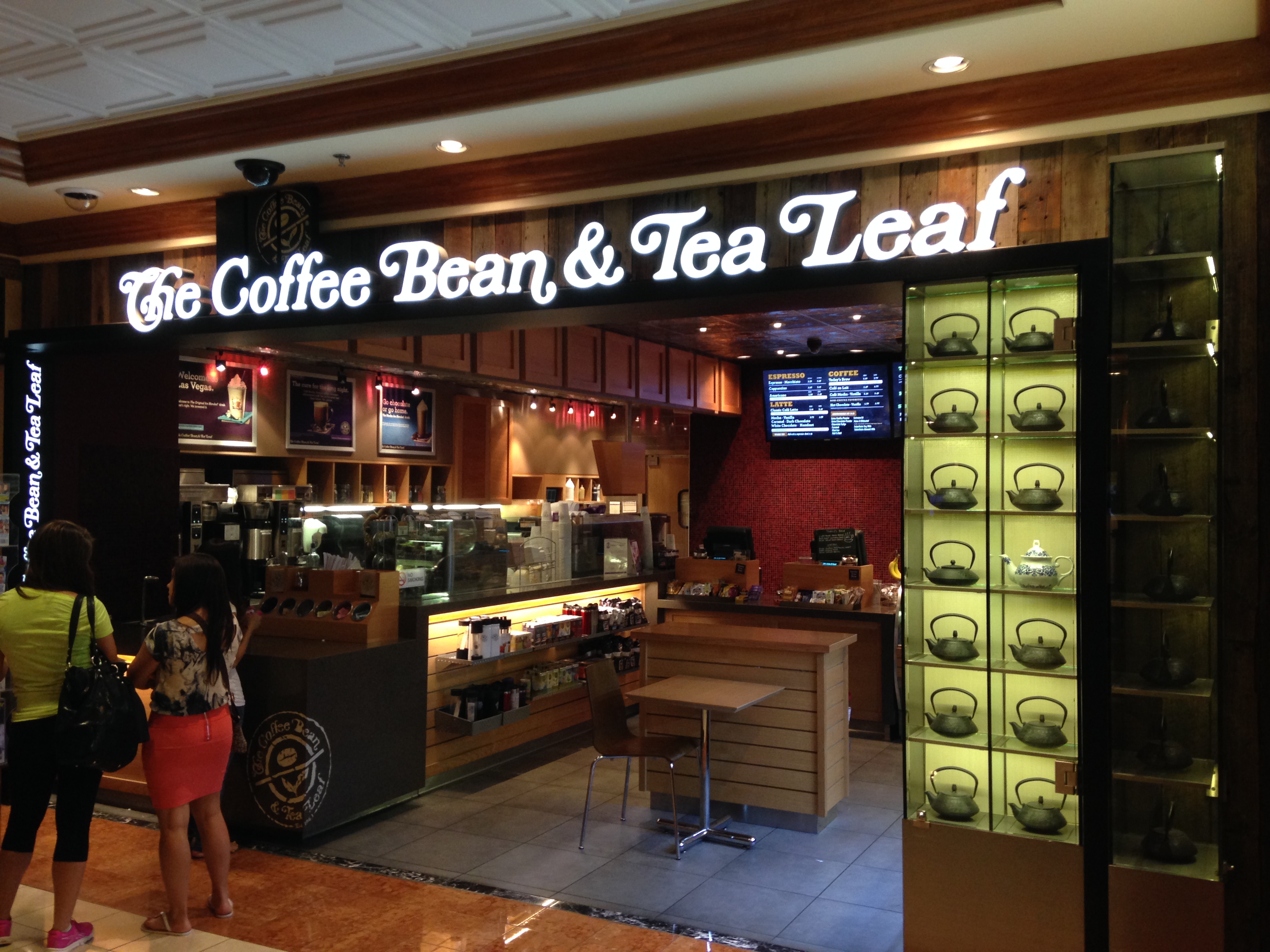 Coffee bean deals coffee shop