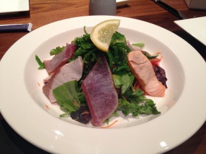 butterfish-sashimi-seaweed-salad-kosher-ny