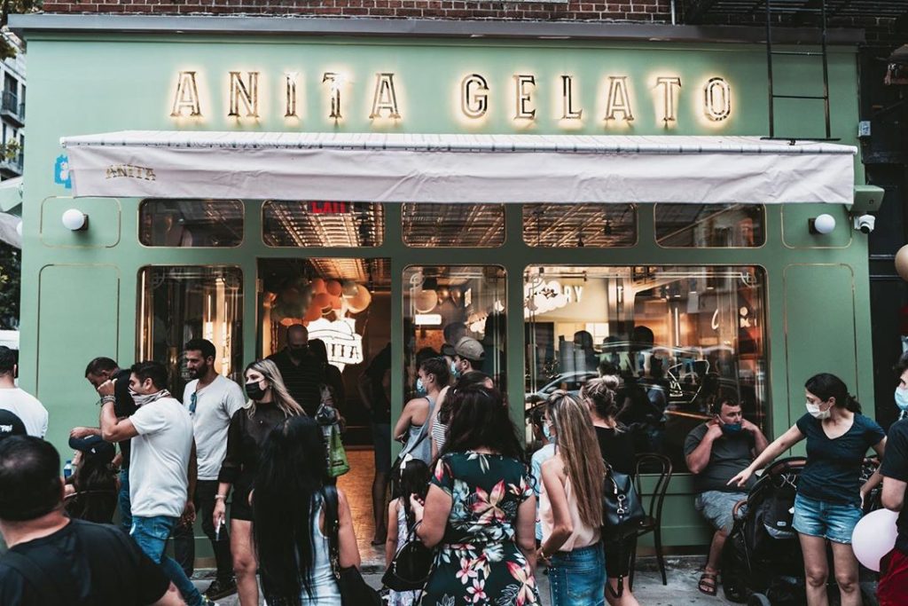 the storefront of Anita Gelato