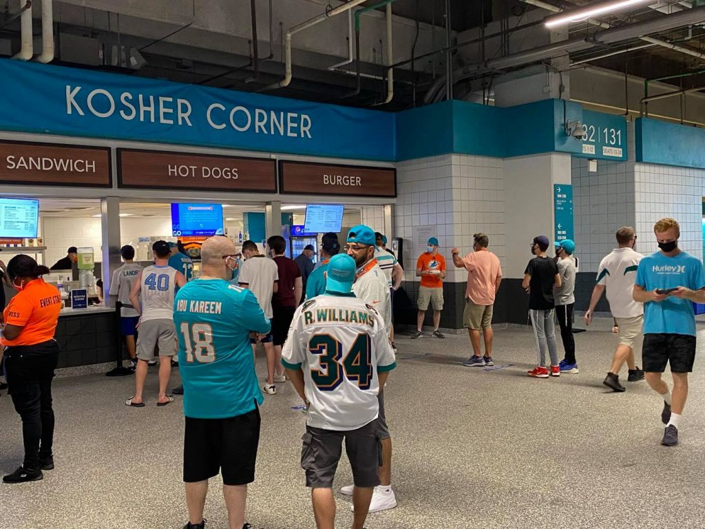 Kosher Korner Stand Now Available at Miami's Hard Rock Stadium •  YeahThatsKosher