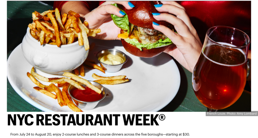 NYC Restaurant Week Kosher Summer 2023 Restaurant(s) + Cash Back Promo