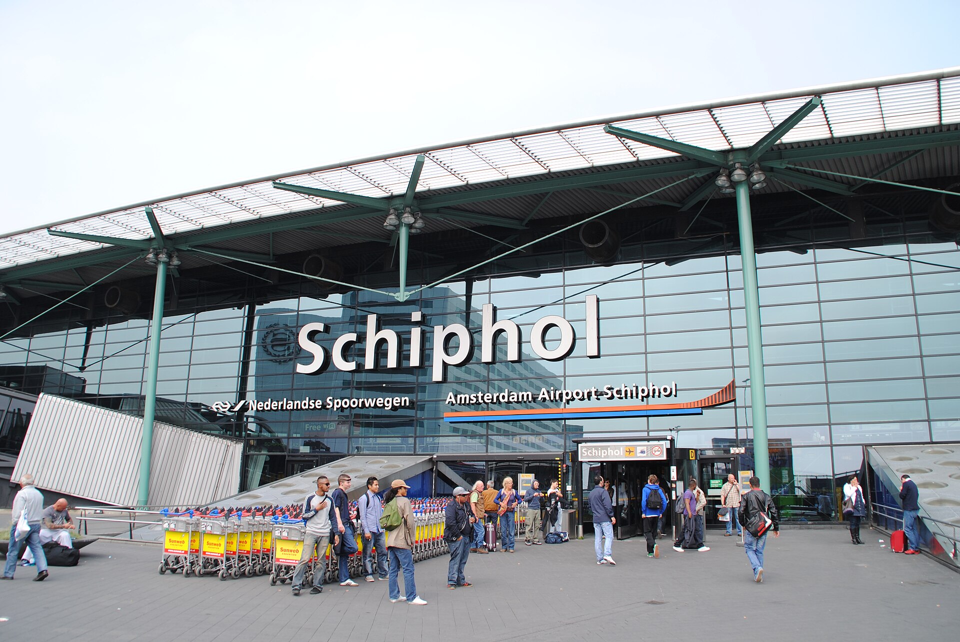 Amsterdam Airport Schiphol entrance