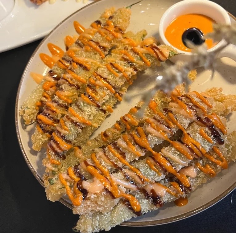 Tempura string beans at Carve Bistro