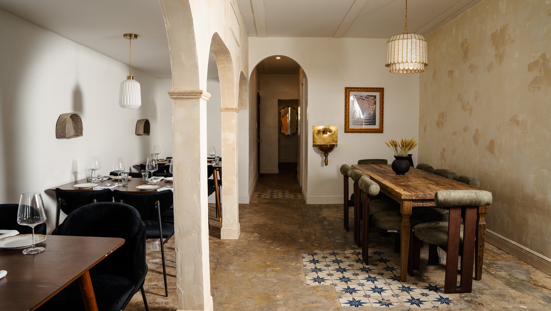 The dining room at Mutra in North Miami
