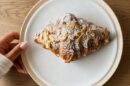 Almond croissant at Oh Delices kosher patisserie in Lakewood, NJ